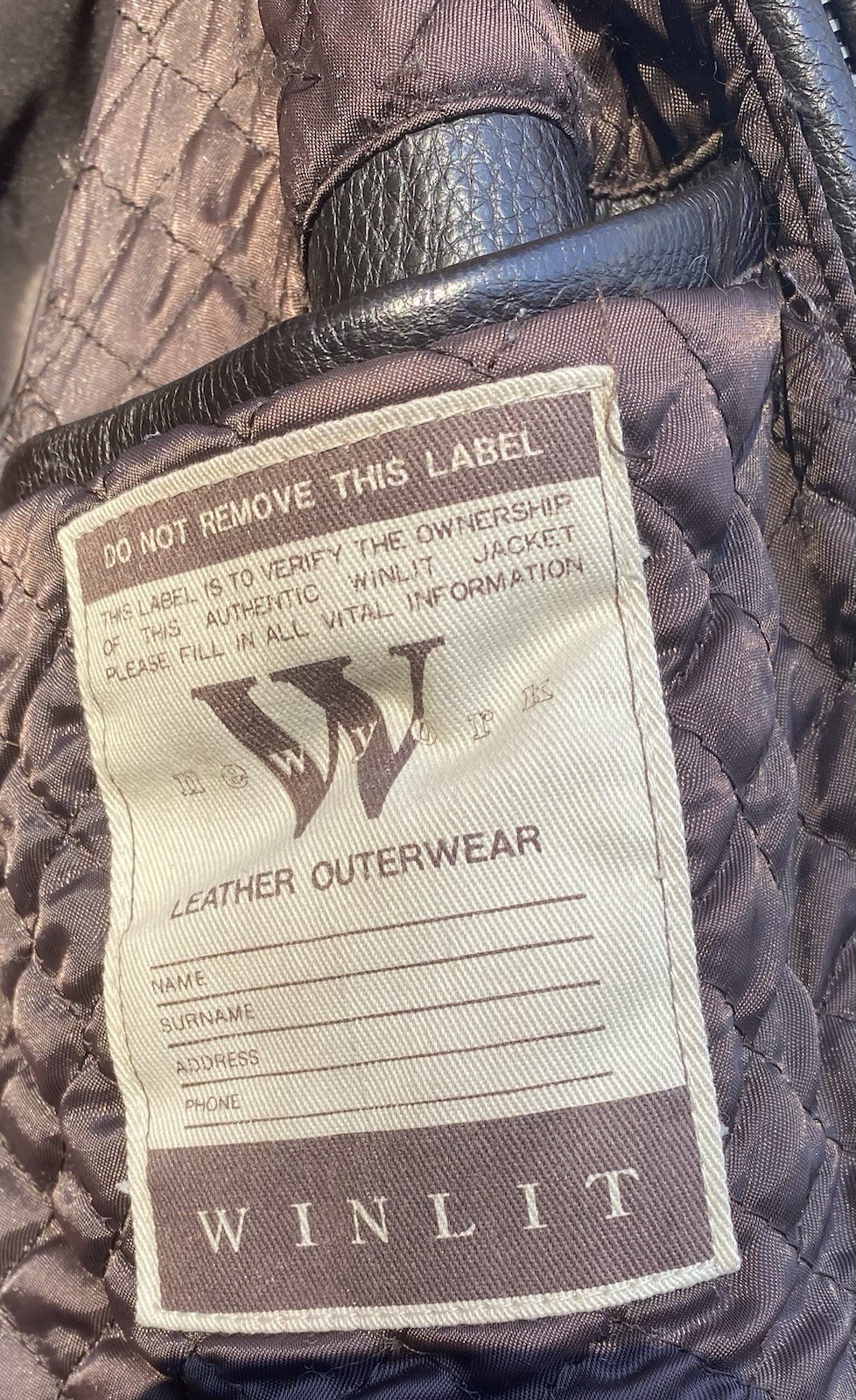 winlit leather jacket CLEAN SMALL - image 10