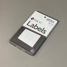 MACO Round WHITE Color-Coding Labels / Dots 3/4” Dia. 1000 Labels MR-1212
