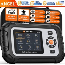 ANCEL AD720 OBD2 Scanner 4 System Diagnostic Tool ABS SRS Transmission Engine