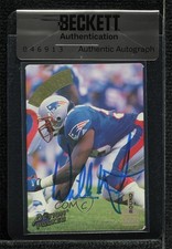 BAS 1994 Action Packed Willie McGinest #124 Seal of Authenticity Auto 3c7