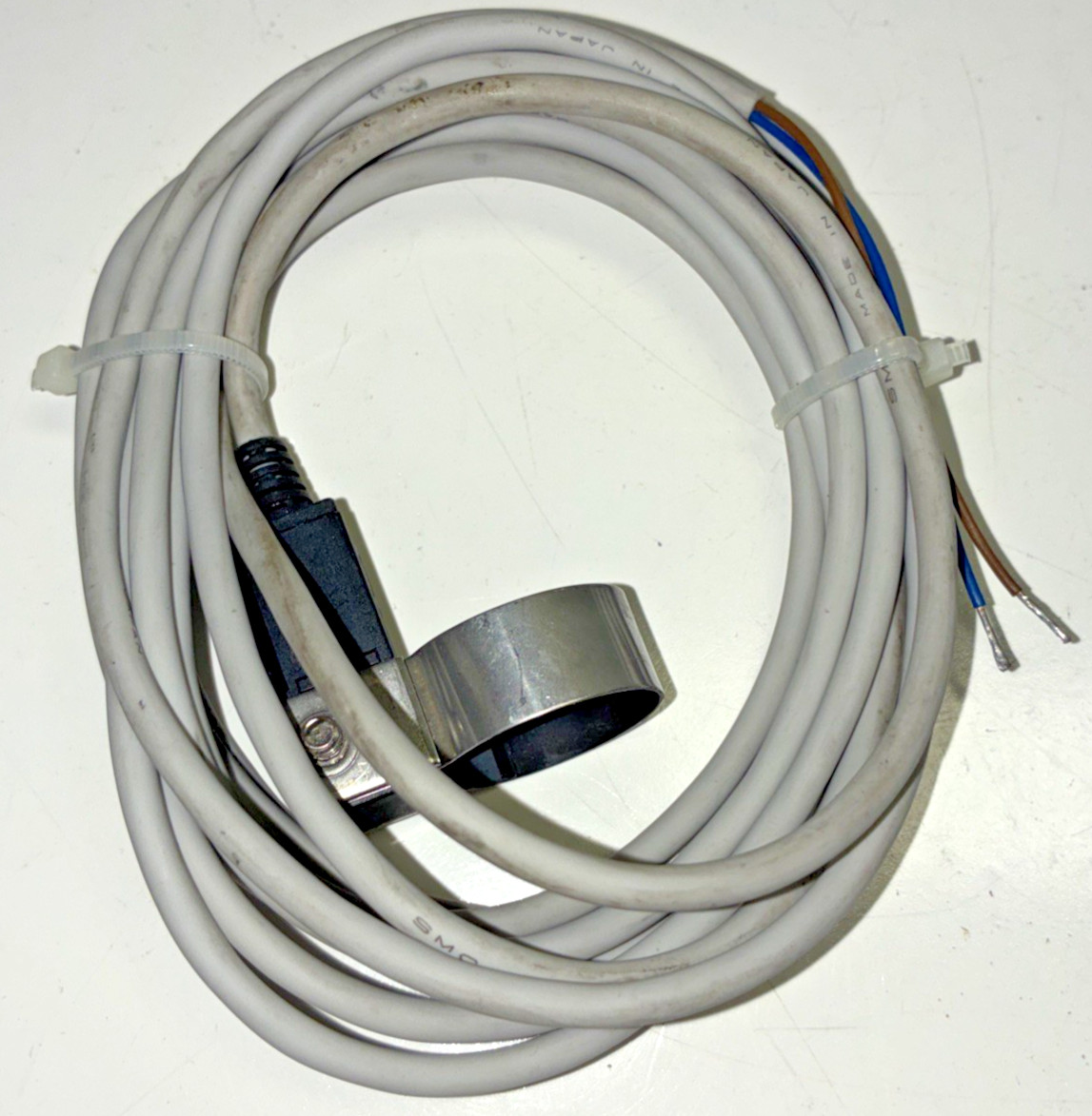 SMC D-K59 Solid State Auto Switch Band Mount Cylinder Sensor NOS 10ft Cable