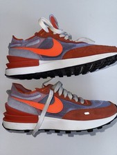 Nike Waffle Debut DC2533-800 | Orange Red Gray | Women’s US 7 Sneakers