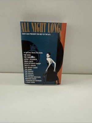 All Night Long Dave Cash Presents The Best of The 60s Cassette Tape Album