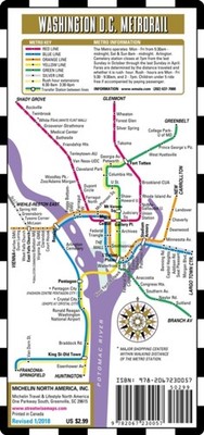 Streetwise Map Washington D.C - Laminated City Center Street Map of Washington D