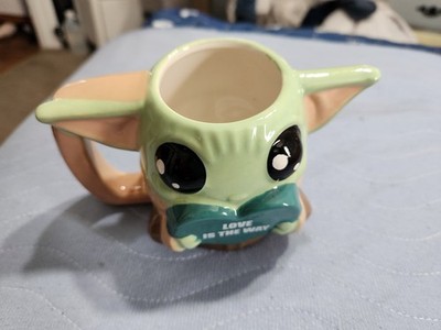 Star Wars Grogu Ceramic Mug - ''Love is the Way'' Design