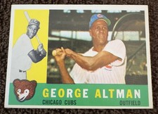 Topps 1960 George Altman #259 Chicago Cubs Season's Highlights Baseball Card GD