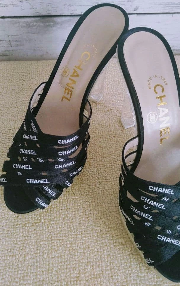 CHANEL Clear Sandals for Women for sale - eBay