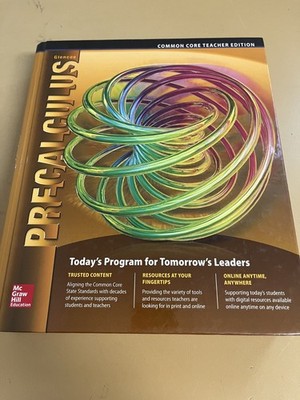 Glencoe Precalculus, Common Core Teacher Edition, Hardcover