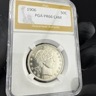 1906 Barber Half Dollar Proof 50C PGA Holder Philadelphia Mint Choice Proof