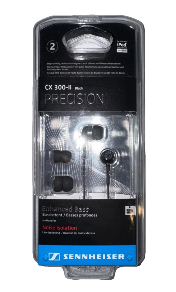 Sennheiser CX 300-II Precision In Ear-Kopfhörer Kopfhörer - Schwarz