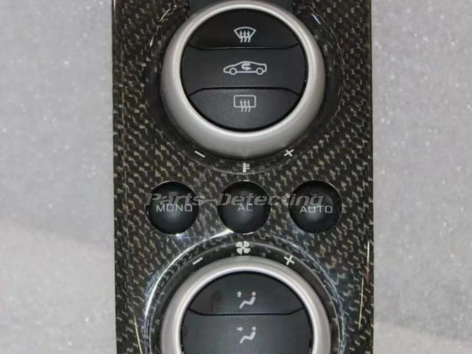 Painel interruptor de controle climático AC esquerdo fibra de carbono para 12-17 McLaren 650S MP4-12 - Imagem 3 de 4