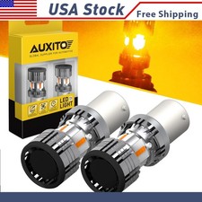 BA15S CANbus LED Amber Turn Signal Light Bulb Super Bright 1156 7506 P21W 2/4x