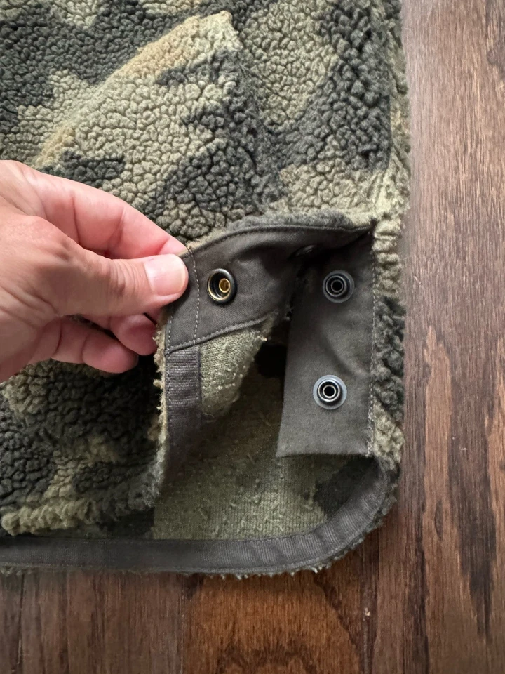 Chaleco polar Ralph Lauren RRL DOUBLE RL Ralph Camo Sherpa - Talla XS Foto 3 de 4