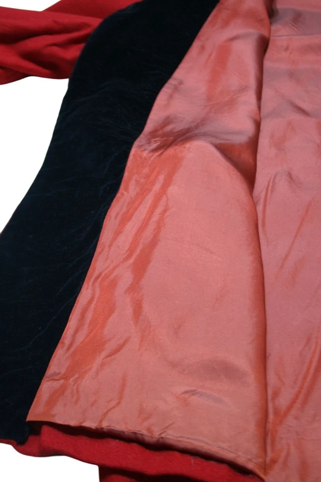 VTG Pendleton Men XL Red Wool Velvet Trim Smoking Tuxedo Jacket Retro Formalwear - Image 4 of 4