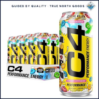 Cellucor Cereal Killer Energy Drink - Zero Sugar, Pre-Workout with Beta Alanine