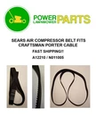 SEARS AIR COMPRESSOR BELT FITS CRAFTSMAN PORTER CABLE * FAST SHIPPING!! A12210