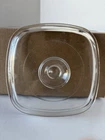 Pyrex Replacement Lid A7C Clear Glass Large Knob Corning Wear Glass