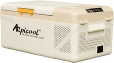 KM15 Portable Freezer, 12 Volt Car Refrigerator, 17 Quart (15.9 Liter) Fast Cool
