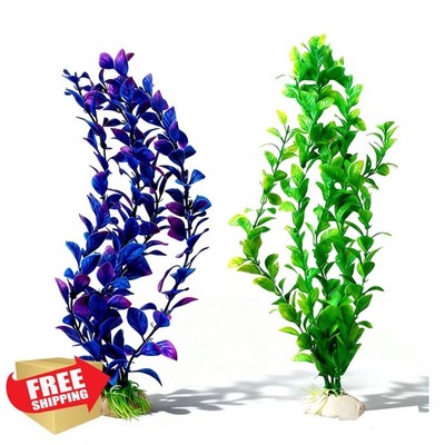Zinmilin Aquarium Plants Green Purple