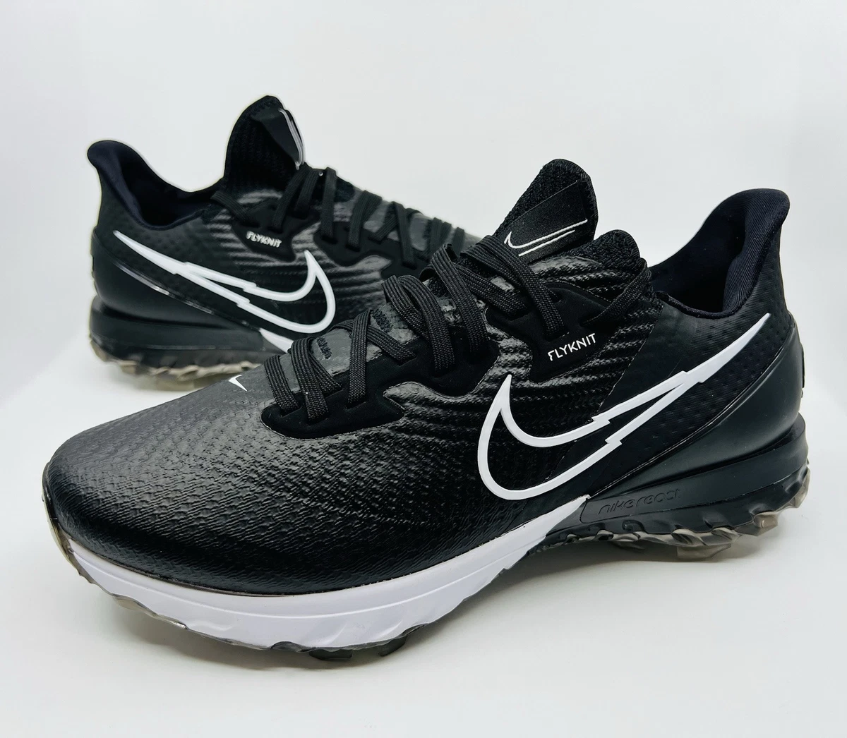 Nike Air Zoom Infinity Tour Golf Wide Black White 2021 for Sale