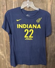 Caitlin Clark Shirt Size M Nike Indiana Fever Performance Breathable Blue