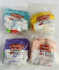 Vintage 1989 McDonald's Muppet Kids TEST MARKET Complete Set Nearly MIP Rare HTF