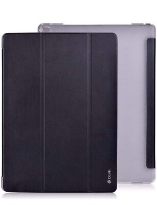 Devia Light Grace Ledertasche für iPad (2017) und iPad Pro 9.7 - Schwarz