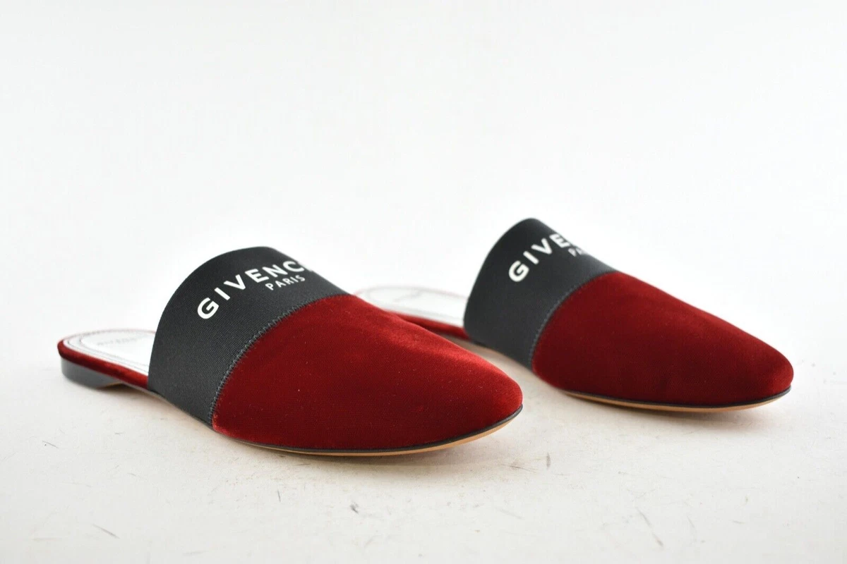 Givenchy velvet slides cheap