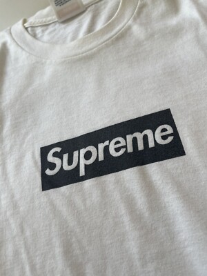 Supreme 16SS Paris Box Logo Tee T-Shirt Size Medium 100% Authentic