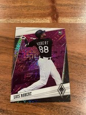 LUIS ROBERT 2020 Panini Chronicle Phoenix Purple Mojo Refractor /75 Rookie NRMT+