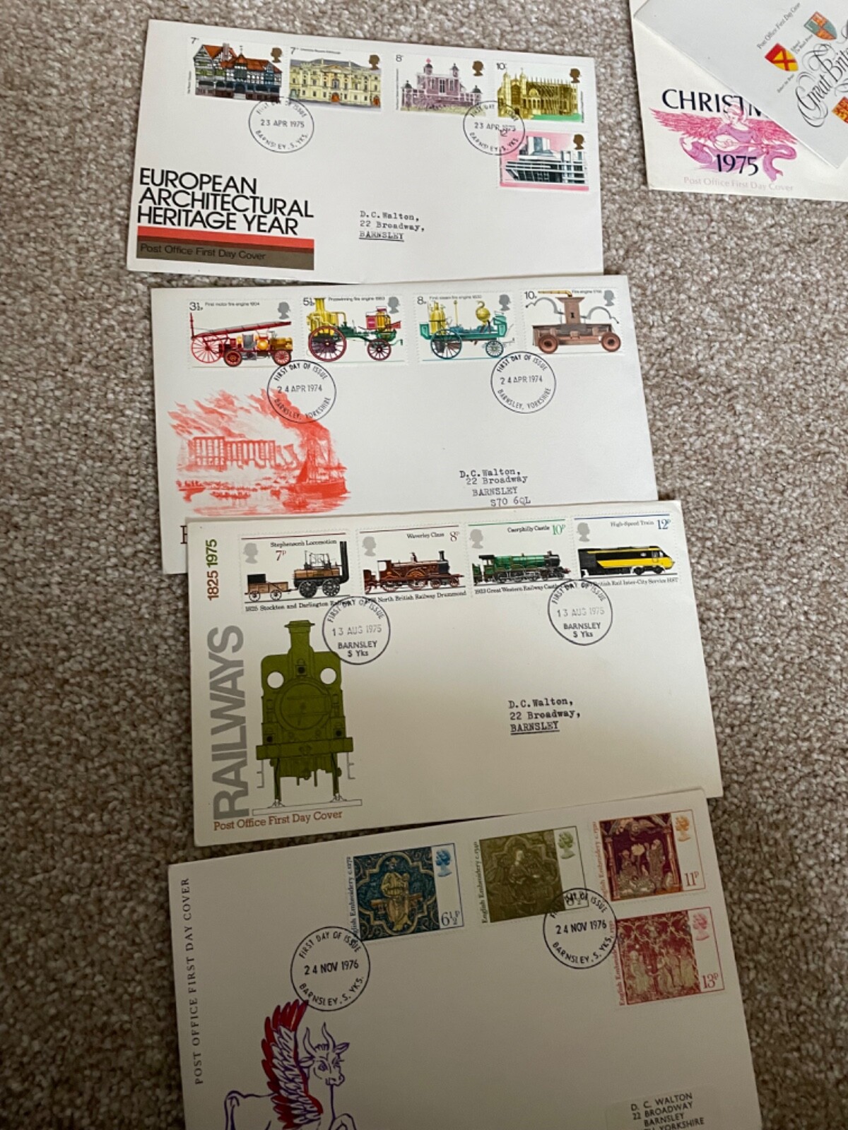 Post Office First day cover Job lot Bulk30sets + cover. Mint cond. 1971