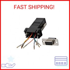 StarTech.com DB9 to RJ45 Modular Adapter - F/F - Serial adapter - DB-9 F 