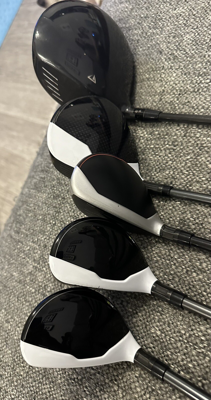 Titleist 917 Driver/Taylormade M2 Woods/Hybrids Golf Club Set Stiff Shafts eBay