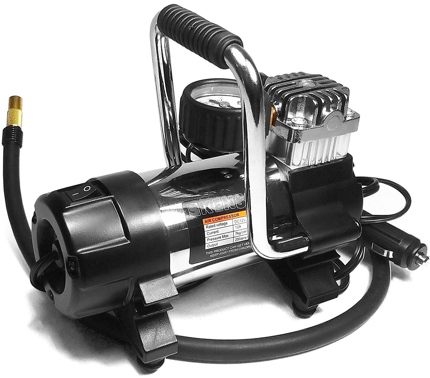 KC-B Kensun Portable Travel Multi-Use tire Bike Air Inflator Pump Kit.