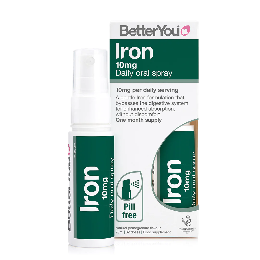 BetterYou Iron 10 Daily Oral Spray 10mg - 25ml