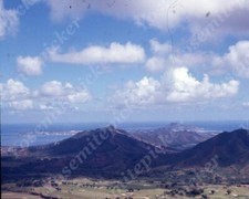 sl05 Original Slide 1967 Hawaii aerial view golf course 107a