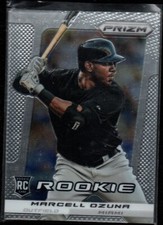 (2) 2013 Panini Prizm Baseball #284 Marcell Ozuna ATLANTA BRAVES Rookie Card 34. rookie card picture