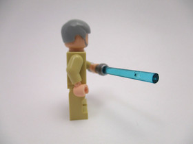 Lego Star Wars Minifigure Old Jedi Obi-Wan Kenobi w/ Lightsaber 8092