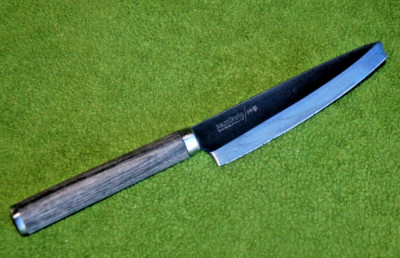 KAMIKOTO Kuro ~ Small Trim Knife w 4¼'' Blade ~ Wood Handle ~ READ