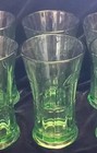 8 Vintage Libby Green Glass Coca-Cola Flared Heavy Weight 16 oz Tumblers Coke — photo 6