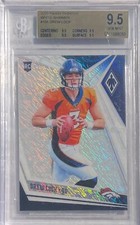 DREW LOCK 2019 PANINI PHOENIX WHITE SHIMMER PRIZM ROOKIE SSP RC BGS 9.5 POP 1/1