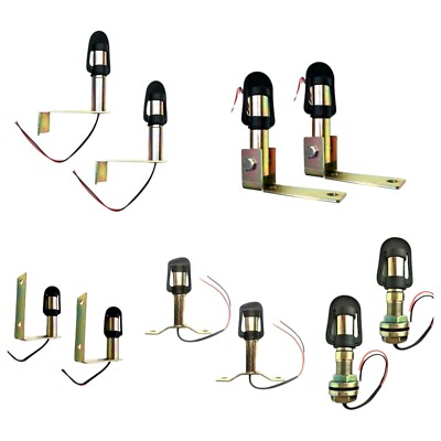 2x Halter für Rundumleuchte Aufsteckrohr drehbar Kabel Rundumkennleuchte Ø 24 mm