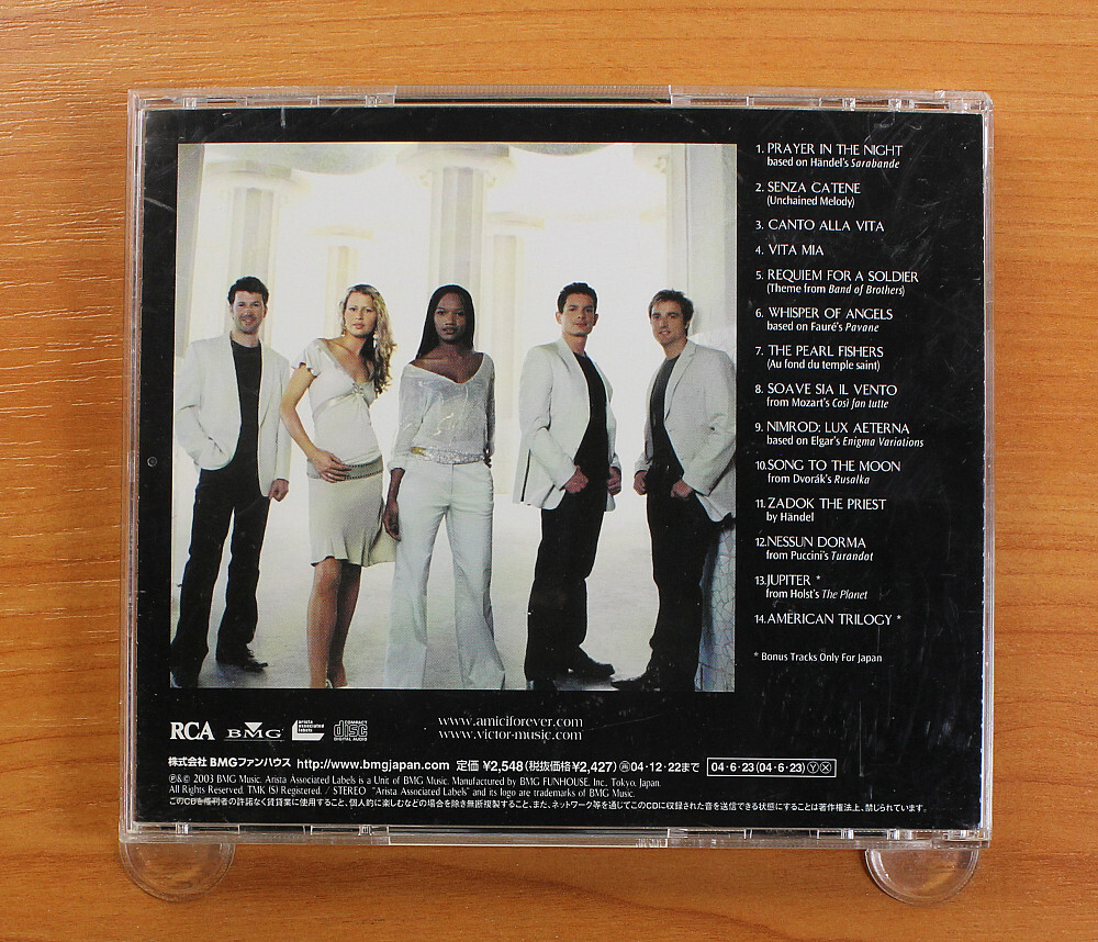 Amici Forever - The Opera Band CD (Japan 2004 BMG) BVCF-31121 | eBay