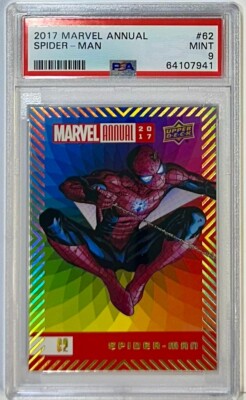 2017 Upper Deck Marvel Annual Spider-Man #62 PSA 9 MINT