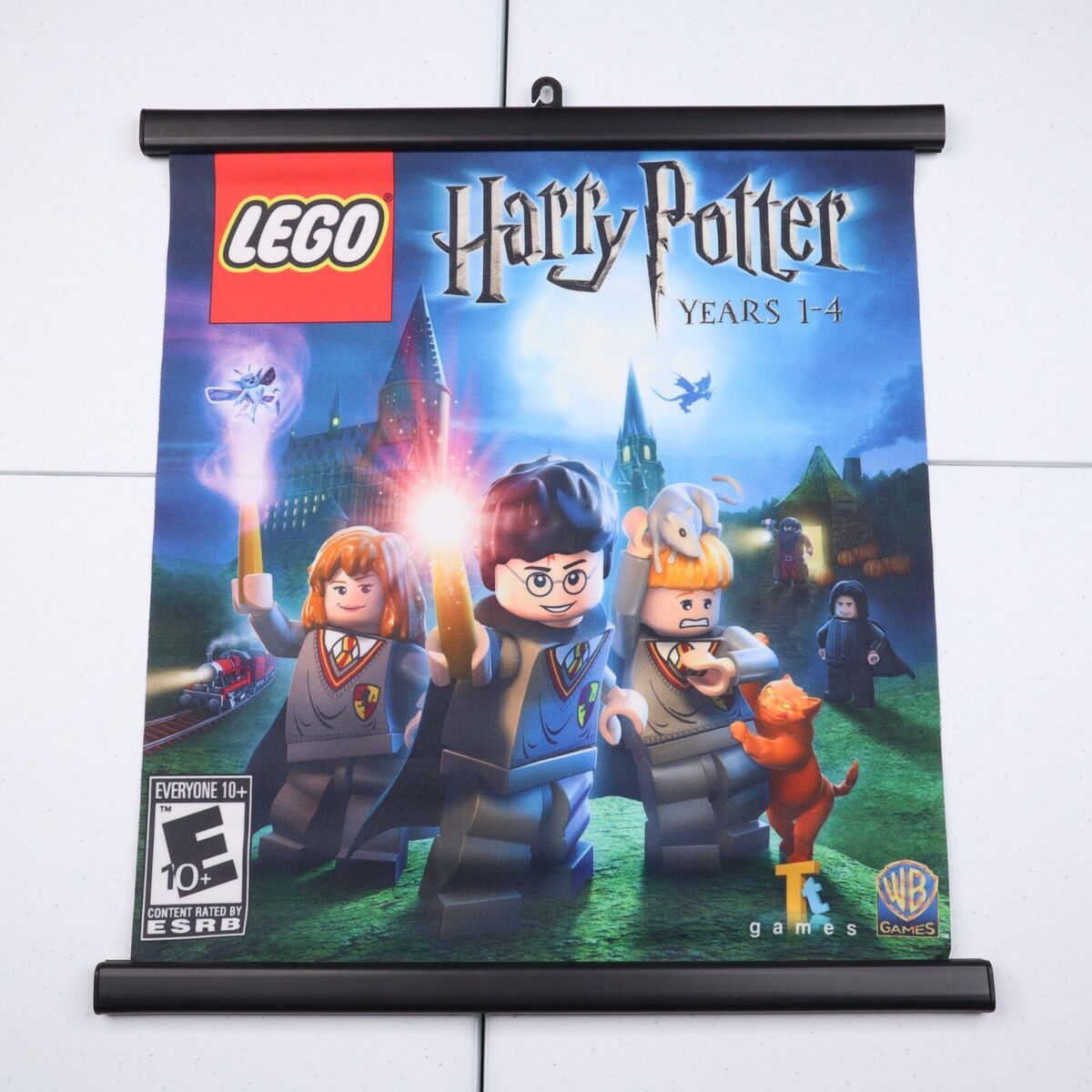 VERY RARE! Lego Harry Potter Years 1-4 Video Game Cloth Store Display  Poster