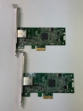 Lot of 2 Dell J5P32 Broadcom PCI Express x1 Gigabit Ethernet Network Card