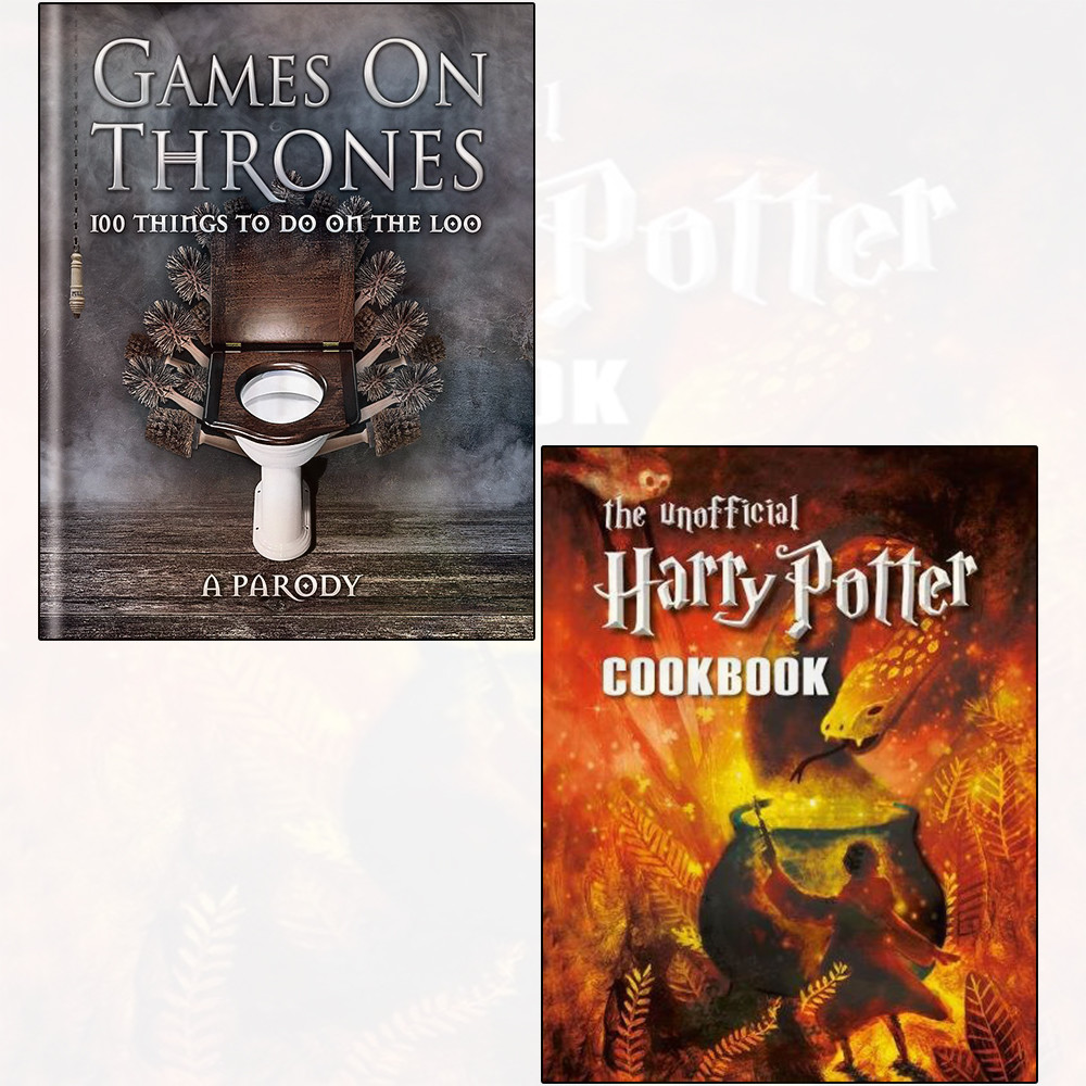 Unofficial Harry Potter Cookbook Games on Thrones 2 Books Collection Set NEW