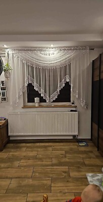 Tolle Atemberaubende Voile Netz Gardine Fertig Zum Aufhängen/Voiles/Firany/FiraNKI