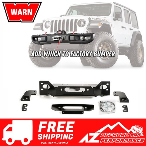 WARN OE Steel Bumper Winch Plate For '18Up Jeep Wrangler JL JLU