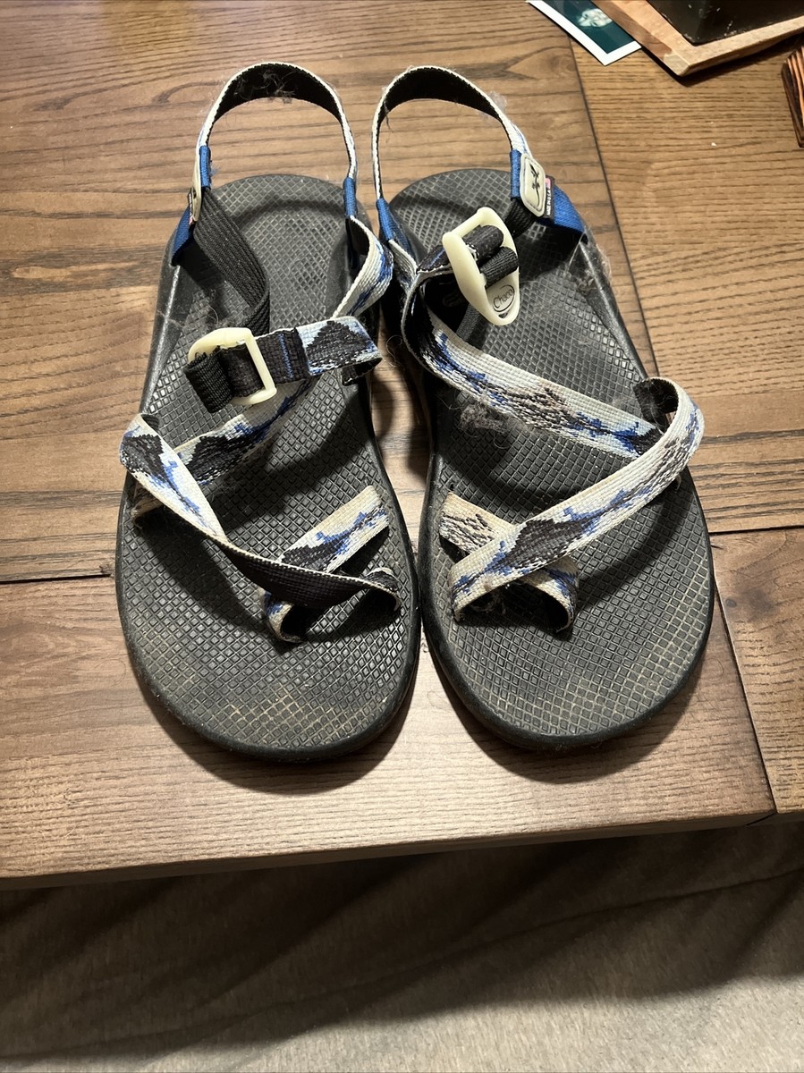 Chaco Men’s Black and Blue Hiking Casual Sandals Size 12 Chaco ZX/2 Blue Sport Hiking Water Sandals Women main image 4